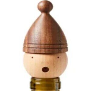 Farmhouse Pottery Woodland Wine Topper - Gunter Character New In Box